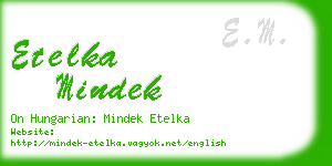 etelka mindek business card